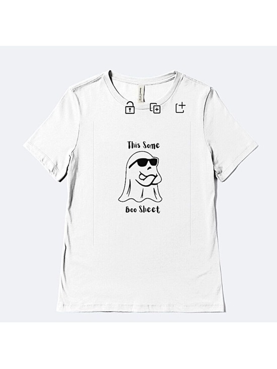 Other - White tshirt Ghost Graphic T-Shirt